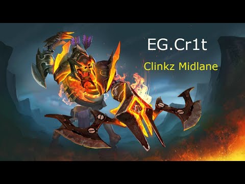 Cr1t Clinkz midlane 10k mmr