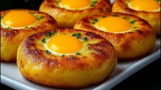 Kartoffeln mit Eiern schmecken besser als Fleisch! Geniales Familienessen in 10 Minuten!