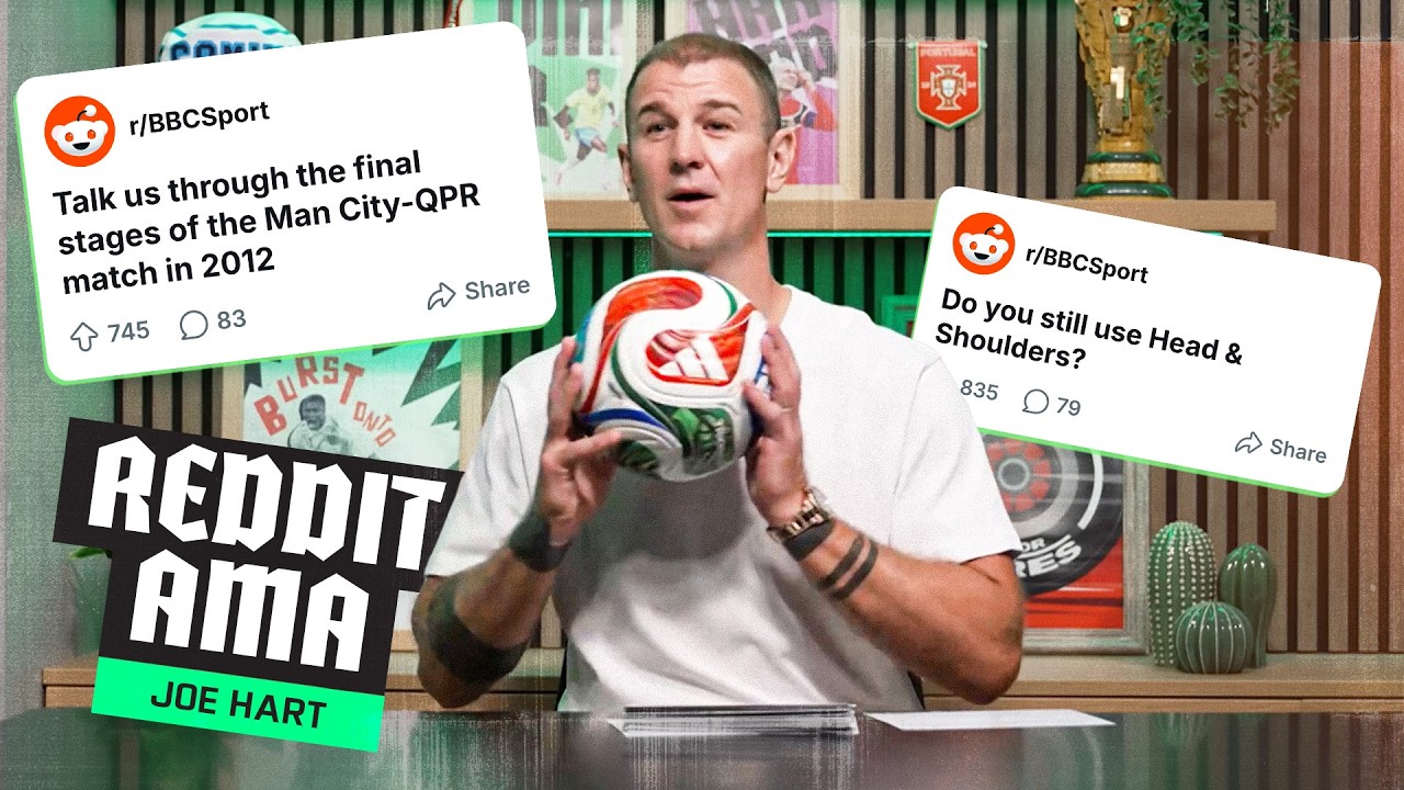 After Aguero Scored That Goal, I Blacked Out | Joe Hart's Reddit AMA | BBC Football - YouTube