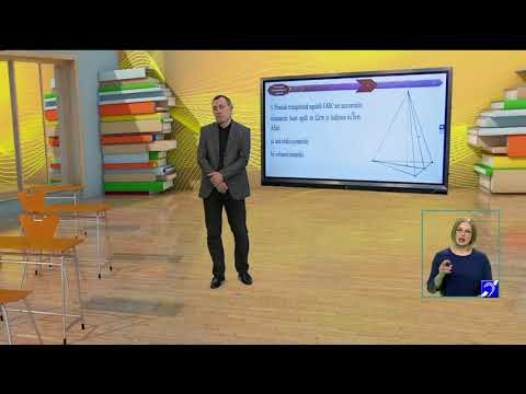TeleŞcoala: Matematică clasa a VIII-a – Piramida triughiulară regulată – arie şi volum (@TVR2)