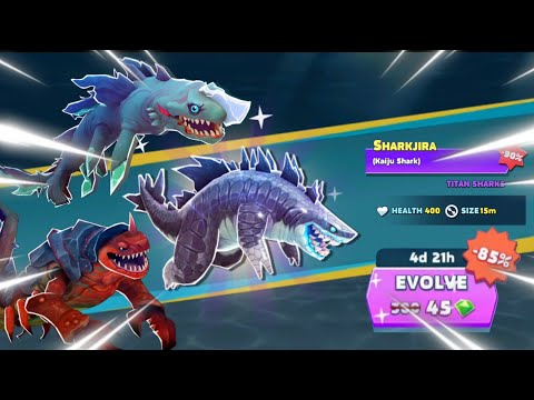 GOT GIANT SHARKJIRA LUMINITE AND LEVIATHAN 85% OFF ! - Hungry Shark Evolution
