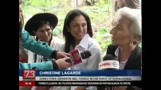 preview picture of video '2014 12 04 - TV Perú 7.3 - Ayacucho, directora del FMI visitó distrito de Vinchos'