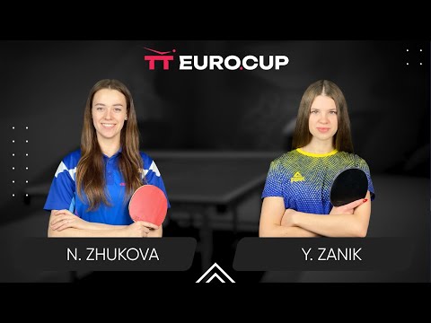 16:45 Nadiia Zhukova - Yulianna Zanik 30.09.2024 TT Euro.Cup Women Ukraine Master. TABLE 3