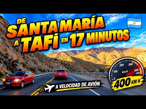 De Santa María a Tafí en 17 minutos - a velocidad de avión - super nitro
