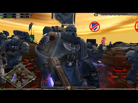 Imperial Forces vs Traitors and Heretics - Titanium Wars - Warhammer 40K Dawn Of War Soulstorm