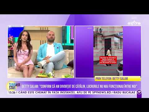 Betty Salam a divorțat! Cine este noul ei iubit