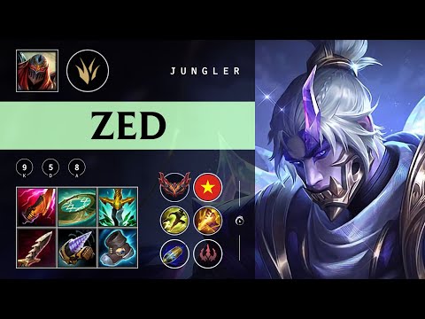 Zed Jungle vs Elise - VN Grandmaster Patch 25.24