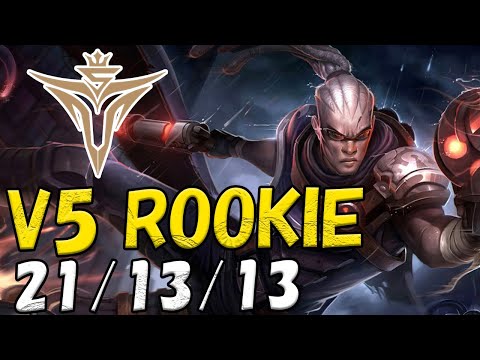 V5 Rookie ルシアン(Lucian) VS シンドラ(Syndra) MID patch 12.21 KR RANK