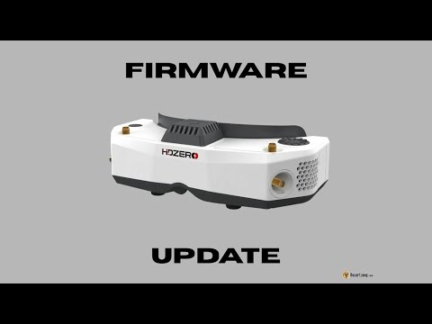 How to update HDZero goggles firmware