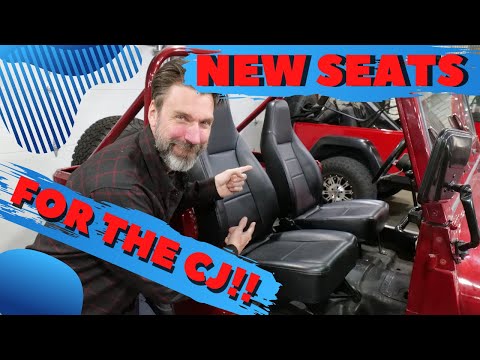 NEW Jeep CJ Seat Installed: Bestop Reclining Seats