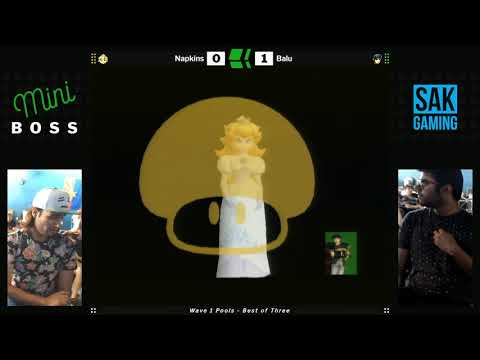 Mini Boss 5 SSBM Pools - Napkins (Peach) vs Balu (Marth)