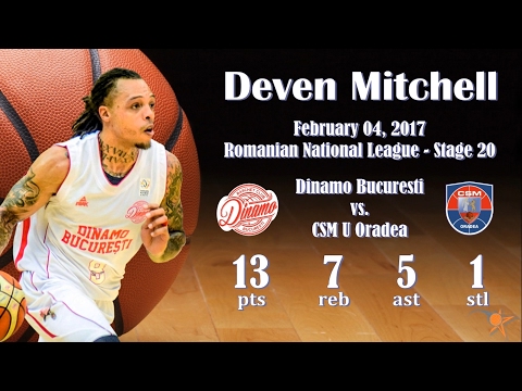 2017.02.04 Deven Mitchell vs. CSM U Oradea - ST20