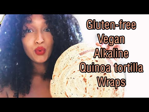 Vegan & Gluten-free Alkaline Quinoa tortilla wraps | Fat free | Medical Medium Approved | Corn-free