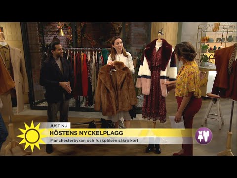 Höstens nyckelplagg: "70-talet är en stark influens i färger och trender" - Nyhetsmorgon (TV4)