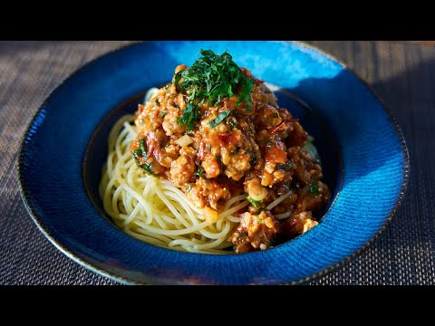 冷やしミートソーススパゲティ