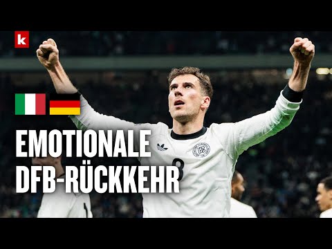 "Sofort zum Anführer aufgeschwungen": Goretzkas emotionale Rückkehr | Italien - Deutschland 1:2