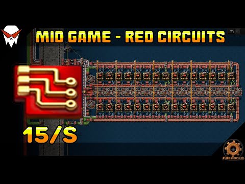 Factorio: Red Circuits T3 Blueprint - Mid Game + Modules (Space Age DLC)