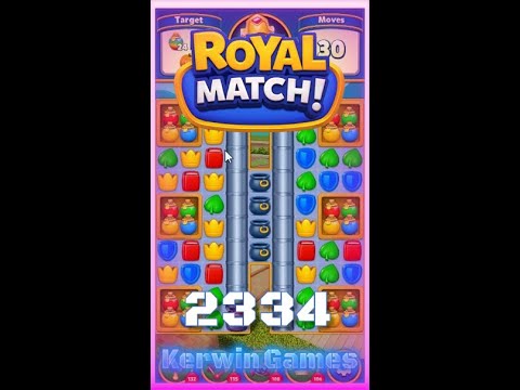 Royal Match Level 2334 - No Boosters Gameplay