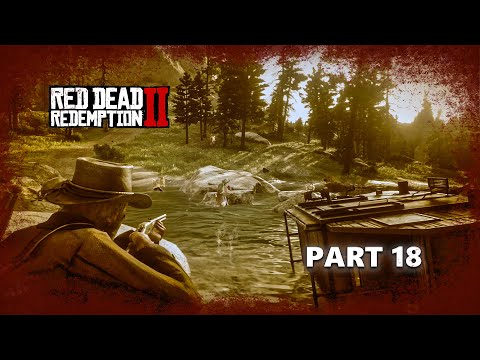 RED DEAD REDEMPTION 2 - Walkthrough Gameplay - PART 18 - ROBBING BANK COACH WITH MICAH (RDR2)