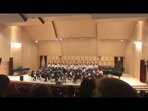 Denisa si corul liceului Tudor Ciortea Brasov