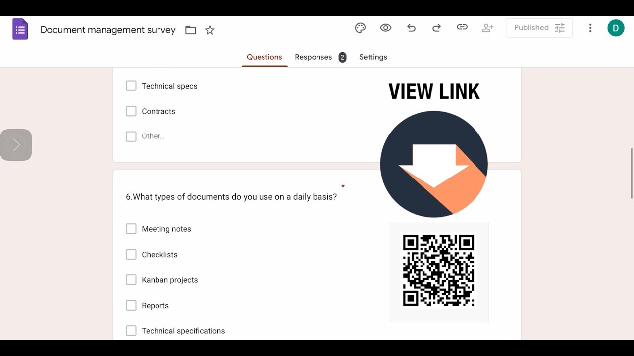 Document management survey tutorial