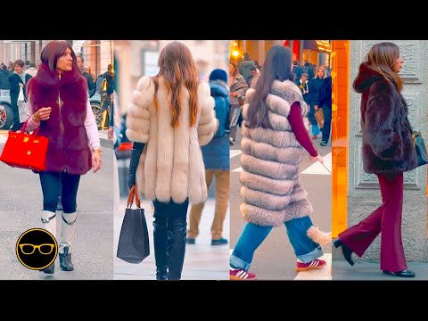 The Most Luxurious & Fabulous REAL FUR coats that You never thought existed: Milan Winter Fashion