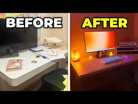Transforming My MESSY Gaming Setup into My DREAM Gaming Setup!
