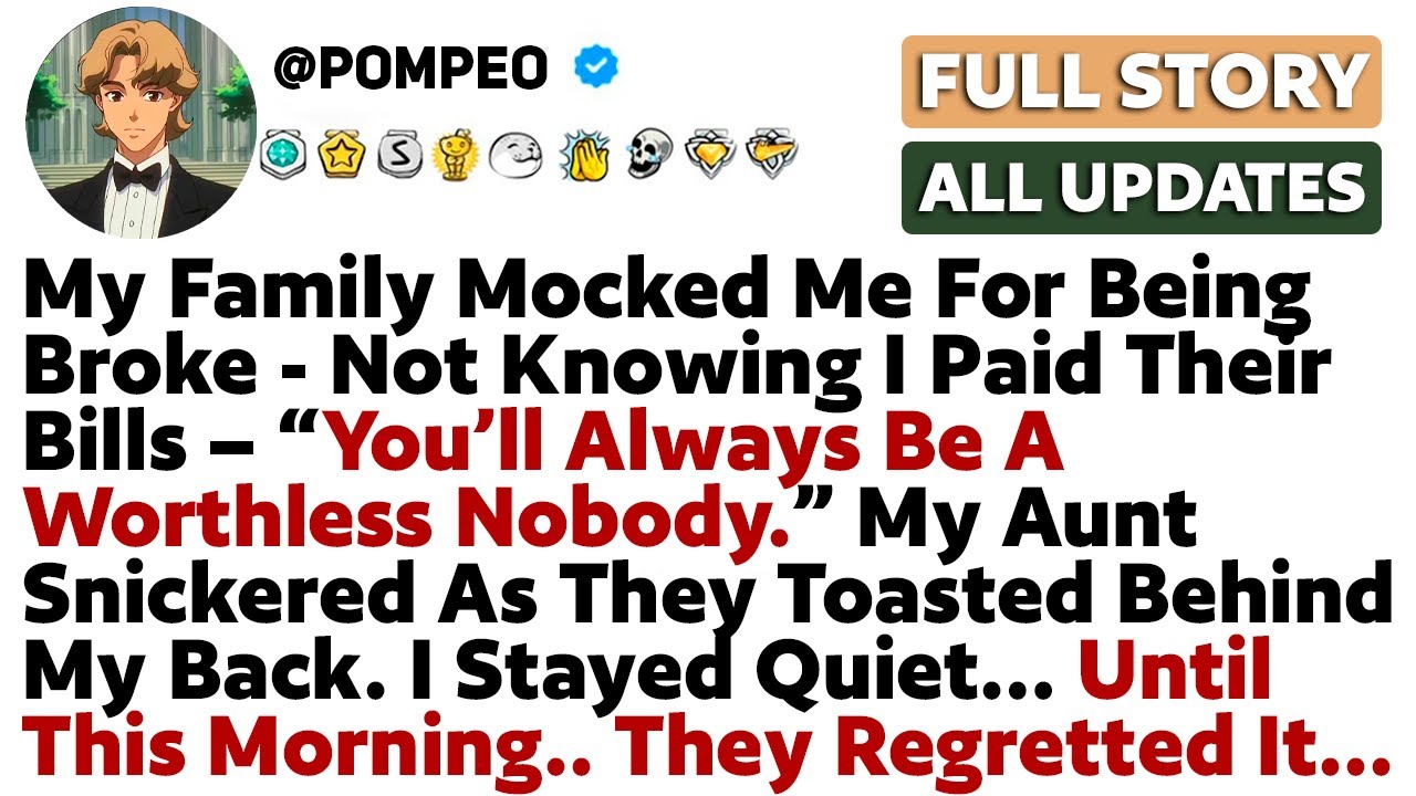 My Family Mocked Me For Being Broke—Not Knowing I Paid Their Bills – “You’ll Always Be A Worthless".