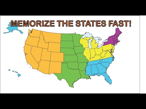 Memorize the states fast, ace your test!  Also practice loop video available in the description.