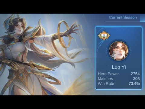 LUO YI AGGRESSIVE  GAMEPLAY - BEST BUILD FOR INSANE BURST DAMAGE 2024 | MOBILE LEGENDS