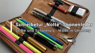 Sonnenleder Stiftetui Schüleretui Leder Nolte - Review Deutsch