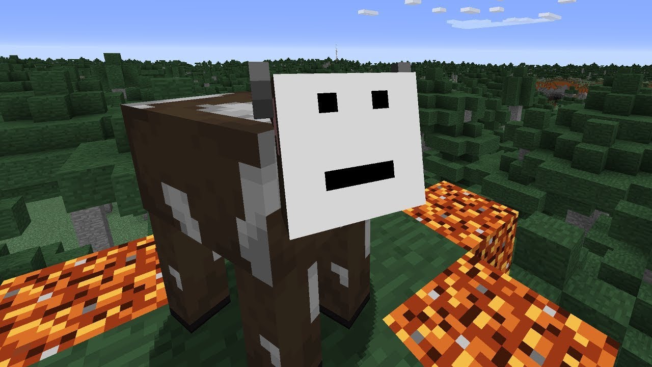 Minecraft, but we corrupted the textures