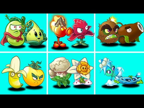 Team Green Plant Vs 05 Colorful team Plant - Who Will Win? - PvZ 2 Team Plant