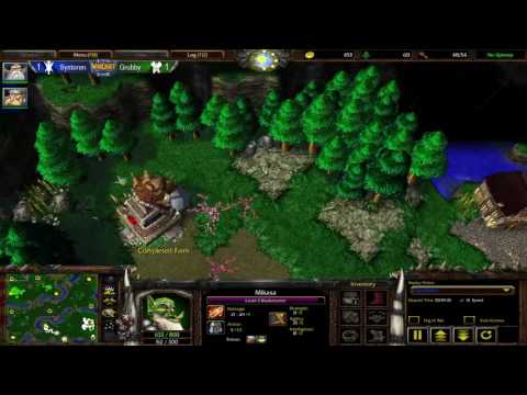 Warcraft III - Syntoren (H) vs Grubby (O) - Best of 5 - Game 3