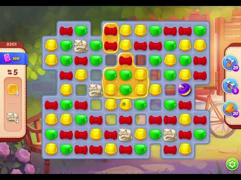 HomeScapes Level 8201 no boosters (10 moves)