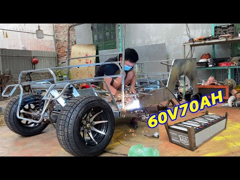 Make your own electric Jeep Wrangler part 6: Battery system 60v 70AH