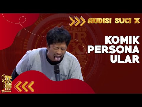 Jonex Peragakan Ular Keasinan, Keasaman, dan Kepahitan, Para Juri Sampai Ngakak! | AUDISI SUCI X