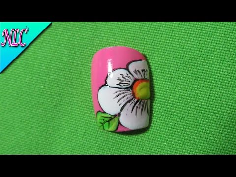 Decoracion de uñas Flor Fácil De Hacer – Flowers Nail Art – Como pintar Flores Fácil – NLC