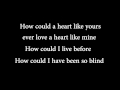 Heart Like Yours Guitar Instrumental Cover /Lyrics ...
