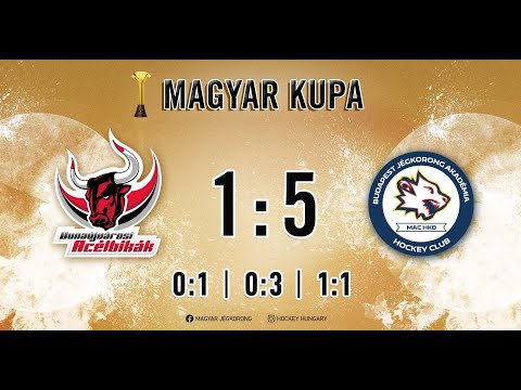 Gólösszefoglaló MK 18 Dunaújvárosi Acélbikák - Budapest Jégkorong Akadémia Hockey Club 1-5 20221221