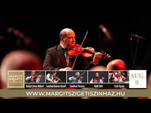 A 100 Tagú Cigányzenekar 40. jubileumi koncertje aug. 9-én a Margitszigeti Színházban