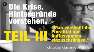 Klartext. Ethikrat-Professor besorgt: Man versucht die Meinungspluralität einzuschränken. Video-Thumbnail von YouTube