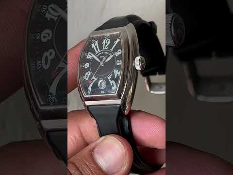 Franck Muller Cintrée Curvex Conquistador - 8005 K SC DT all original good condition swiss made#