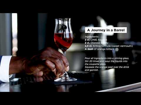 Seconds of smoothness: "A Journey in a Barrel" - Linie aquavit cocktail