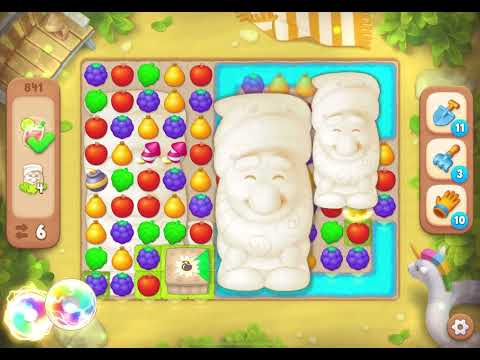 Gardenscapes Level 841 NO BOOSTERS