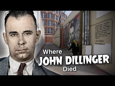 The Exact Spot Where John Dillinger Died - REAL Crime Scene Locations in Chicago   4K
