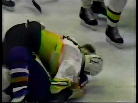 Don Jackson vs John Blum and Dave Semenko vs Brian Curran - Nov 29, 1984