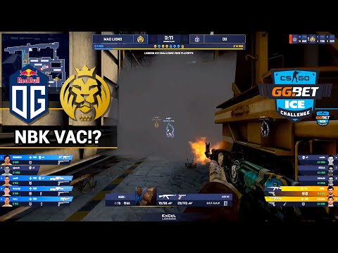 NBK enters *VAC* mode - OG vs MAD Lions | ICE Challenge 2020 (CS:GO)