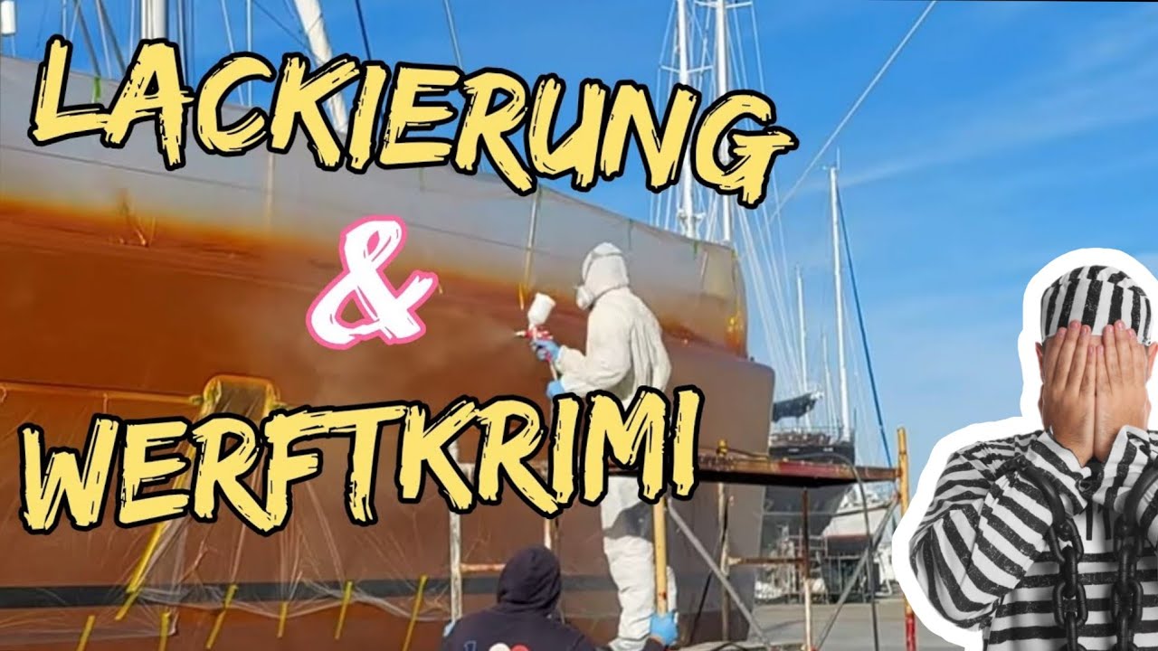 Paint job and shipyard thriller in Portimão. Adventures on long-distance sailing / sailing