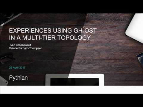 Experiences using gh ost in a multi tier topology
